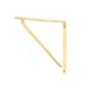 Polished Brass Barton Shelf Bracket (200mm x 200mm)