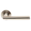 Steelworx Swl Carlton Lever On Rose - Satin Stainless Steel