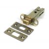 Aged Brass 3" Heavy Duty Tubular Deadbolt