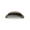 Burnished Brass Regency Concealed Drawer Pull