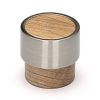 Wooden Cabinet Knob Radio Design 49mm Oak Finish