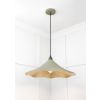 Smooth Brass Flora Pendant in Tump