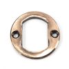 Polished Bronze Round Euro Escutcheon (Beehive)