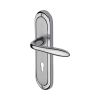 Heritage Brass Door Handle Lever Lock Henley Design Apollo finish