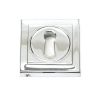 Polished Chrome Round Escutcheon (Square)