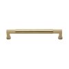 Heritage Brass Door Pull Handle Bauhaus Design 330mm&nbsp;Satin Brass Finish