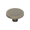 Brooklyn Cabinet Knob Distressed Brass Finish