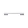 Heritage Brass Cabinet Pull Bridge Design 96mm CTC Satin Chrome Finish