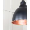 Smooth Copper Brindley Cluster Pendant in Elan Black