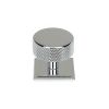 Polished Chrome Brompton Cabinet Knob - 38mm (Square)