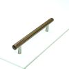 Wooden Cabinet Pull Handle Tilaa Design 160mm Walnut Finish