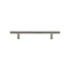 Heritage Brass Cabinet Pull Bar Design 128mm CTC Polished Nickel Finish