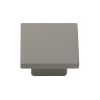 Classic Square Cabinet Knob Grey Silk Touch Finish 32mm