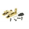 Aged Brass Mushroom Quadrant Fastener - Narrow