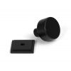 Matt Black Kelso Cabinet Knob - 25mm (Square)