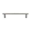 Heritage Brass Door Pull Handle&nbsp;Round Bar Design 336mm Satin Nickel Finish