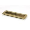 Aged Brass 175mm Plain Rectangular Pull