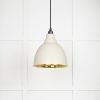 Smooth Brass Brindley Pendant in Teasel