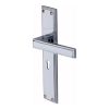 Heritage Brass Atlantis Long Lever Lock Polished Chrome finish