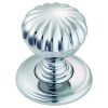 Delamain Flower Knob  32mm - Polished Chrome