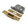 Satin Brass 2½" 5 Lever BS Dead Lock KA