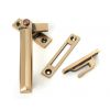 Polished Bronze Locking Art Deco Fastener - LH