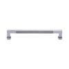 Heritage Brass Door Pull Handle Bar Design 330mm Polished Chrome Finish