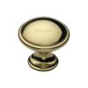 Heritage Brass Cabinet Knob Domed Design 32mm Polished Brass finish