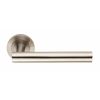 Steelworx Swl Philadelphia Lever On Rose  - Satin Stainless Steel