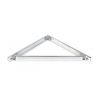 Polished Chrome Barton Shelf Bracket (200mm x 200mm)