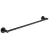 Oxford 60cm Towel Bar Rail. Wall Mounted for Bathroom and Kitchen. Black finish