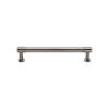 Heritage Brass Cabinet Pull Phoenix Design with 16mm Rose 128mm CTC Satin Nickel finish