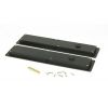 Matt Black 250mm Art Deco Rectangular Pull - Privacy Set