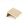 Polished Brass 50mm Plain Edge Pull