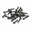 Black 6 x 3/4" Round Head Screws (25)