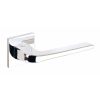 Tupai Rapido 5S Line Canha Lever Door Handle on 5mm Slimline Square Rose - Bright Polished Chrome