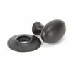 External Beeswax Oval Mortice/Rim Knob Set