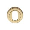 Heritage Brass Oval Profile Cylinder Escutcheon Polished Brass finish