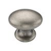 Egg Knob 040mm Distressed Pewter finish