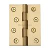 Heritage Brass Hinge Brass with Phosphor Washers 4" x 3" Satin Brass finish