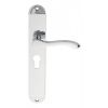 Serozzetta Lever On Euro Backplate - Polished Chrome