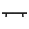 Heritage Brass Cabinet Pull T-Bar Design with 16mm Rose 203mm CTC Matt Black Finish