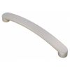 Radius End Flat Bow Handle 160mm - Satin Nickel