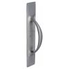 Heritage Brass Door Pull Handle on Plate Satin Chrome finish