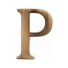 Heritage Brass Alphabet P Pin Fix 51mm (2") Antique Brass Finish