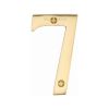 Heritage Brass Numeral 7 Face Fix 76mm (3") Satin Brass finish