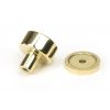 Polished Brass Kelso Cabinet Knob - 25mm (Plain)