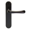 Ibra Lever On Latch Backplate - Matt Black