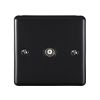 Eurolite Enhance Decorative TV Socket Matt Black