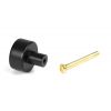 Matt Black Kelso Cabinet Knob - 25mm (No rose)